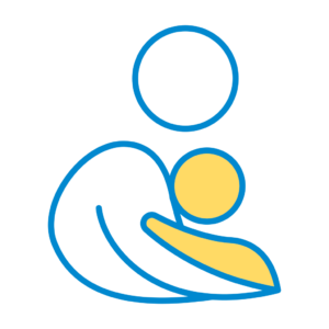 Colorado Breastfeeding Coalition - Lactation Friendly Workplace Recognition Program - Icon parent holding child